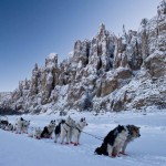 lena pillars by dog sledding ajar